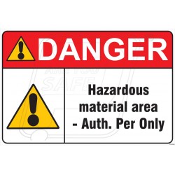 Hazardous material area