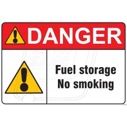 Fuel storage no smoking