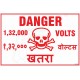 Danger 132000 volt