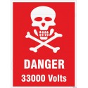 Danger 33000 Volt