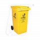  Wheel Dust Bin 120 Ltr PVC container 