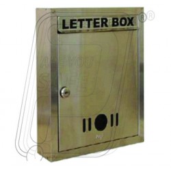 SS Letter Box 13" X 11" X 3"