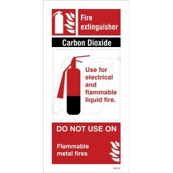 Fire extinguisher carbon dioxide