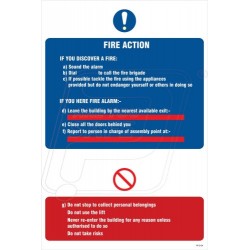 Fire Action Chart