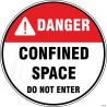 Danger Confined Space Do Not Enter