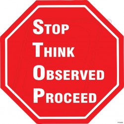 Stop Think Observed Proceed
