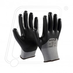 Hand gloves nitrile coated with foam finish P35NBE Mallcom