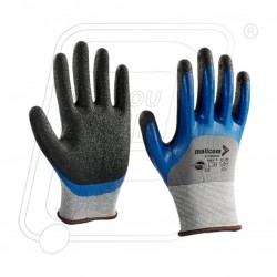Hand gloves double deep nitrile P35NHK Mallcom