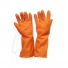 Hand gloves rubber Gold finger 35 cm