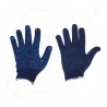 Hand Gloves Dotted Single blue dot on blue