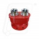 Fire hydrant two way inlet breeching valve SS Armor