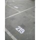Floor Number by Rubber Paint