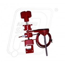 Universal valve lockout with single small arm UV82 Lukko