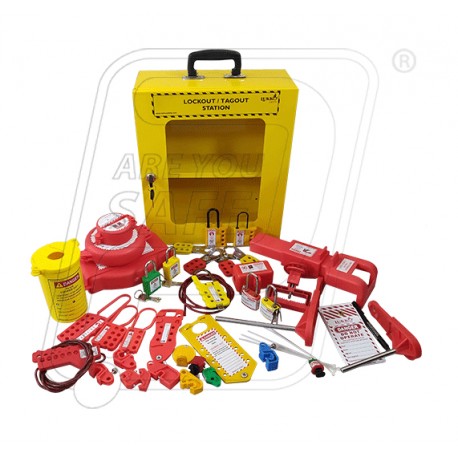 LOTO ELECTRICAL KIT PLASTIC TOOL BOX - LARGE - LOTO SAFETY PRODUCTS