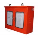 Fire Hose Box Double Door 900X600X250mm FRP 