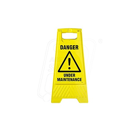 Caution Floor Stand Danger Under Maintenance 