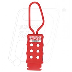 Non conductive nylon plastic lockout hasp with 6 holes 