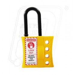 De-electric lockout Hasp 6 mm. thick shackle