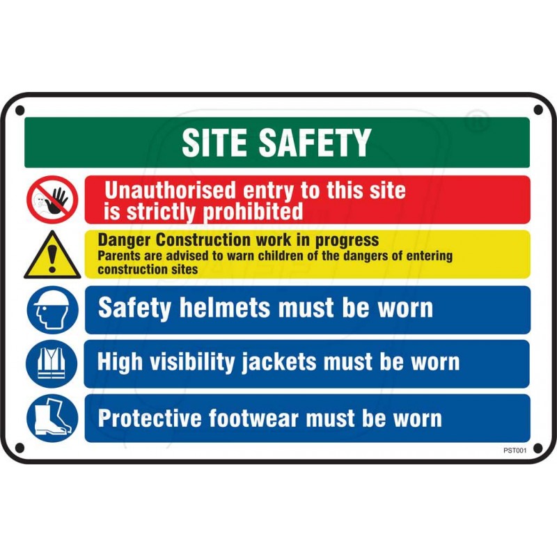 Safety Site Information Sign Manufacturers in Ahmedabad, Gujarat