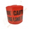 Barricade Underground Tape  Fire Line  6"