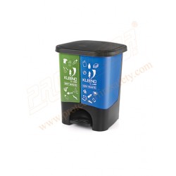 Twin dust bin with paddle 20 LTR