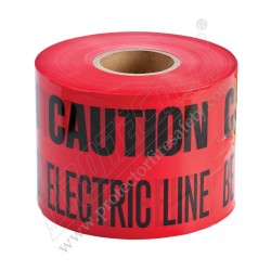 Underground Warning / Caution Tape Electric Cable Line 6"