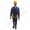 Full Body Male Mannequin Brown With PPE's