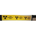  Warning / Caution Tape Radiation Area 3"