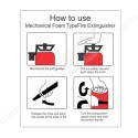 How to use Mechanical Foam AFFF 6% type fire extinguisher 