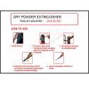 Trolley mounted Dry Powder Extinguisher 25 & 50 kg