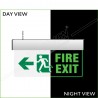 LED  Fire Exit with arrow  Sign