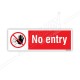 No entry 