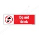 Do not drink 
