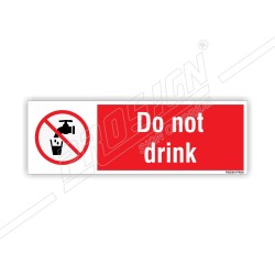 Do not drink 
