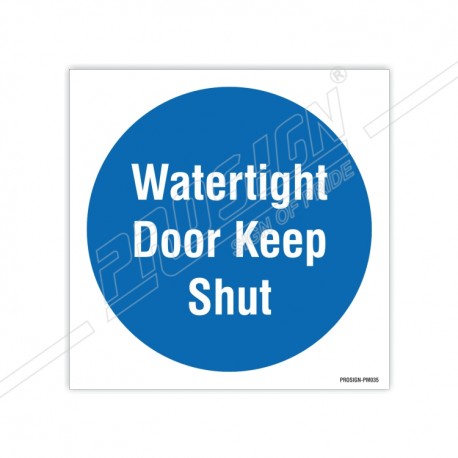 Watertight  door keep shut