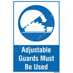 ADJUSTABLE GUARD MUST BE WORN