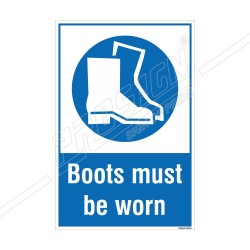 BOOTS MUST BE WORN