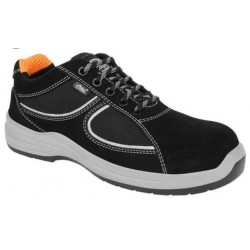 Safety shoes dual density black color AC-1632 Allen Cooper
