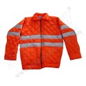 Jacket With 3M Ref Tape Full sleeve Cotton Drill 240GSM 