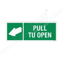 PULL TO OPEN