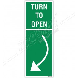 Turn to open