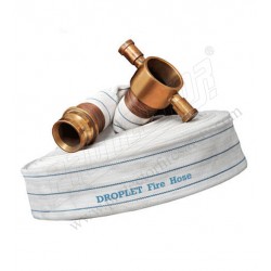 Fire hose 63 mm X 15 M Droplet C.P. Type with IS 202 Coupling 