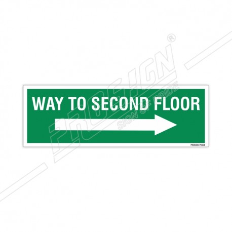 WAY TO SECOND FLOOR