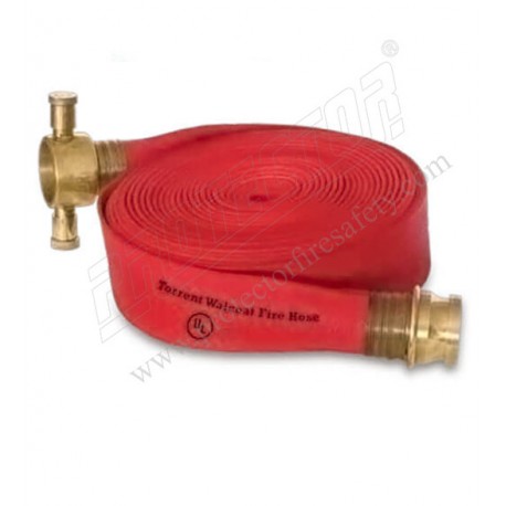 Fire Hose 63mm x15 M Torrent Walcoat UL approved With IS 304 SS Coupling 