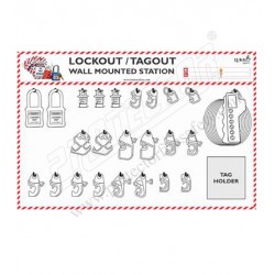 MCB Lockout Tagout Station Wall mounted
