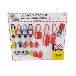 MCB Lockout Tagout Station Wall mounted With Material