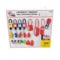 MCB Lockout Tagout Station Wall mounted With Material