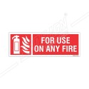 FOR USE ON ANY FIRE