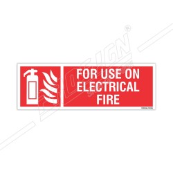FOR USE ON ELECTRICAL FIRE