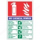 DRY CHEMICAL EXTINGUISHER CHART
